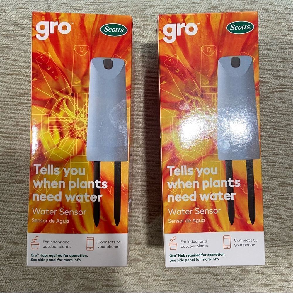 Set of 2 Scott’s Gro Water sensors New In Box seal never broken
